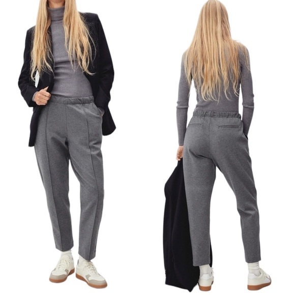 EVERLANE The Dream Pant High Waist Ankle Cropped Pants - Picture 1 of 11